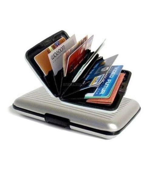 aluma smart silver hard case card wallet flipkart|Aluma 6 Card Holder (Set of 1, Black) .